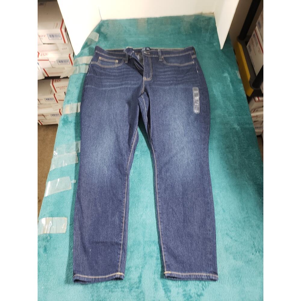Gap Jeans Size 18 Womens Blue Pants Demin Ladies High Rise Favorite Jegging NWT - Picture 2 of 13